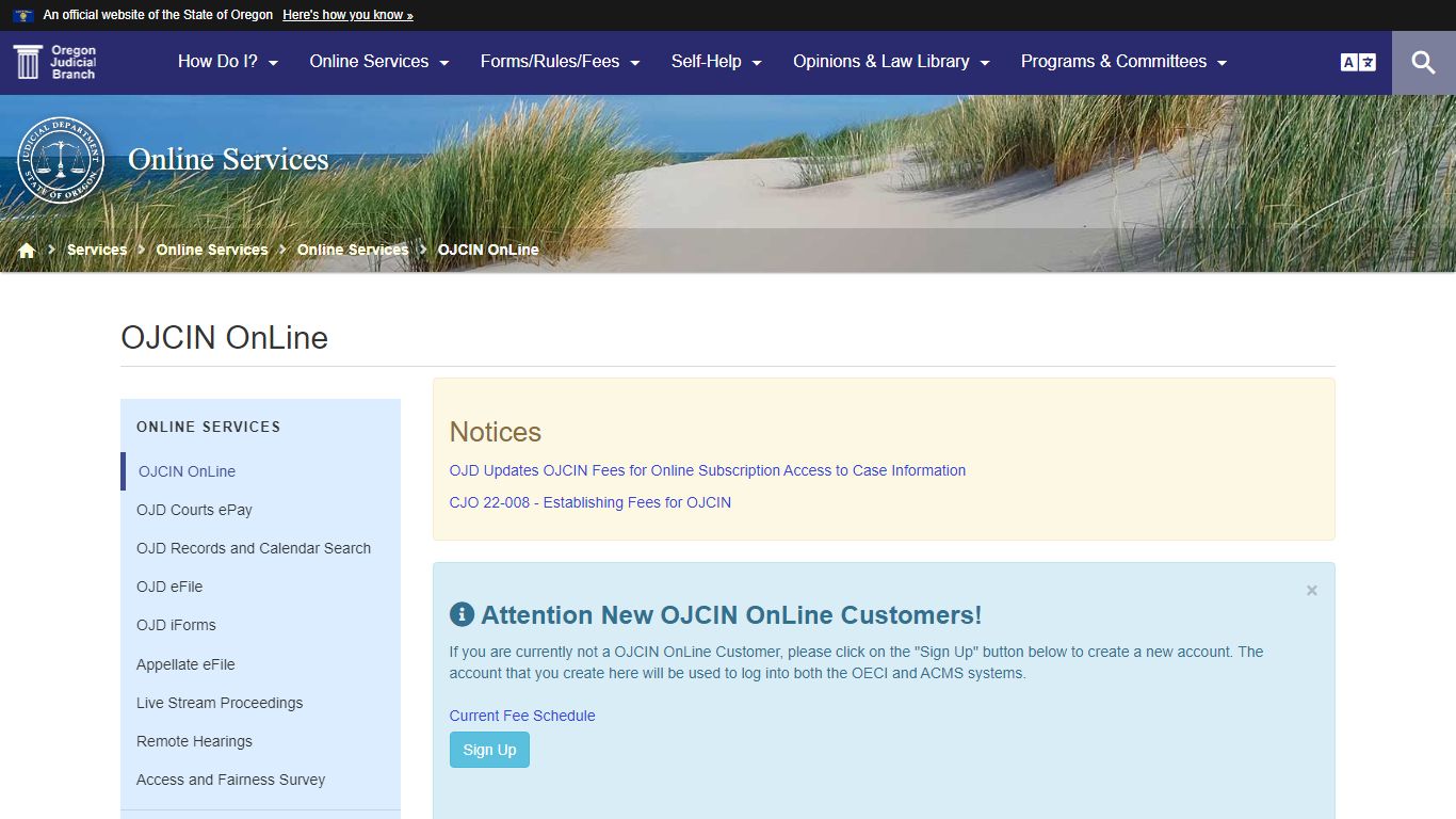 Oregon Judicial Department : OJCIN OnLine : Online ...